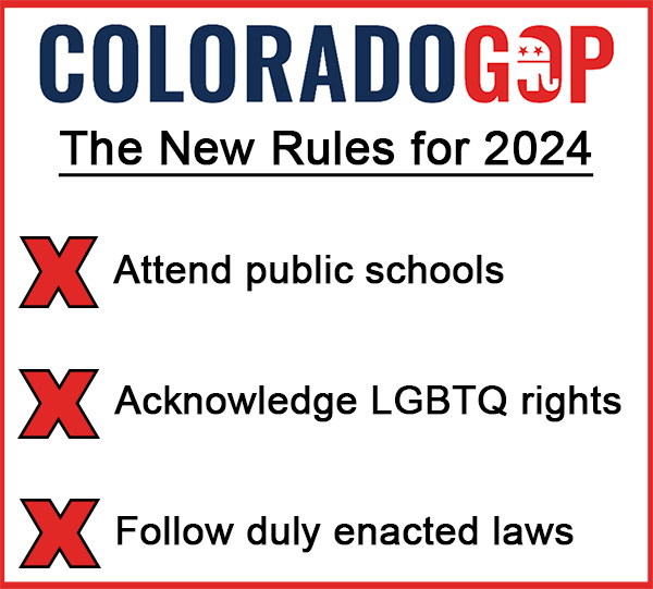 Colorado Republicans Announce Newest Restrictions for Loyal Members