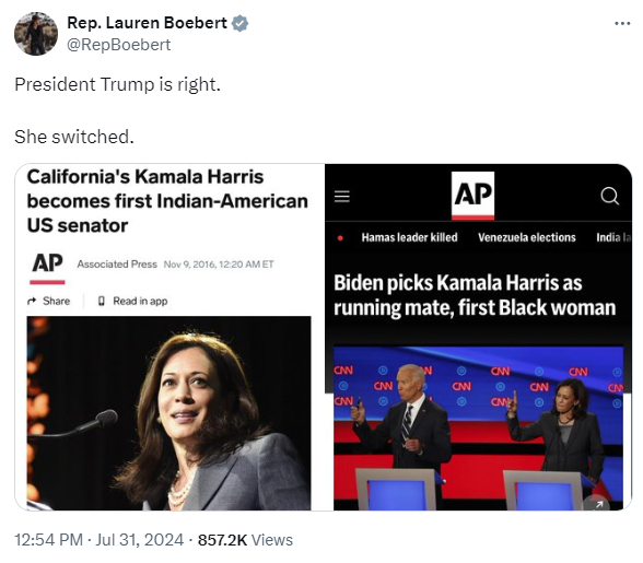 Trump Sets GOP Race Relations Back To Stone Age, Thrilling Lauren Boebert