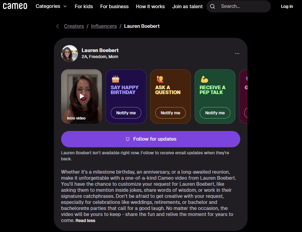 Lauren Boebert Picks Up George Santos’ Favorite Side Hustle