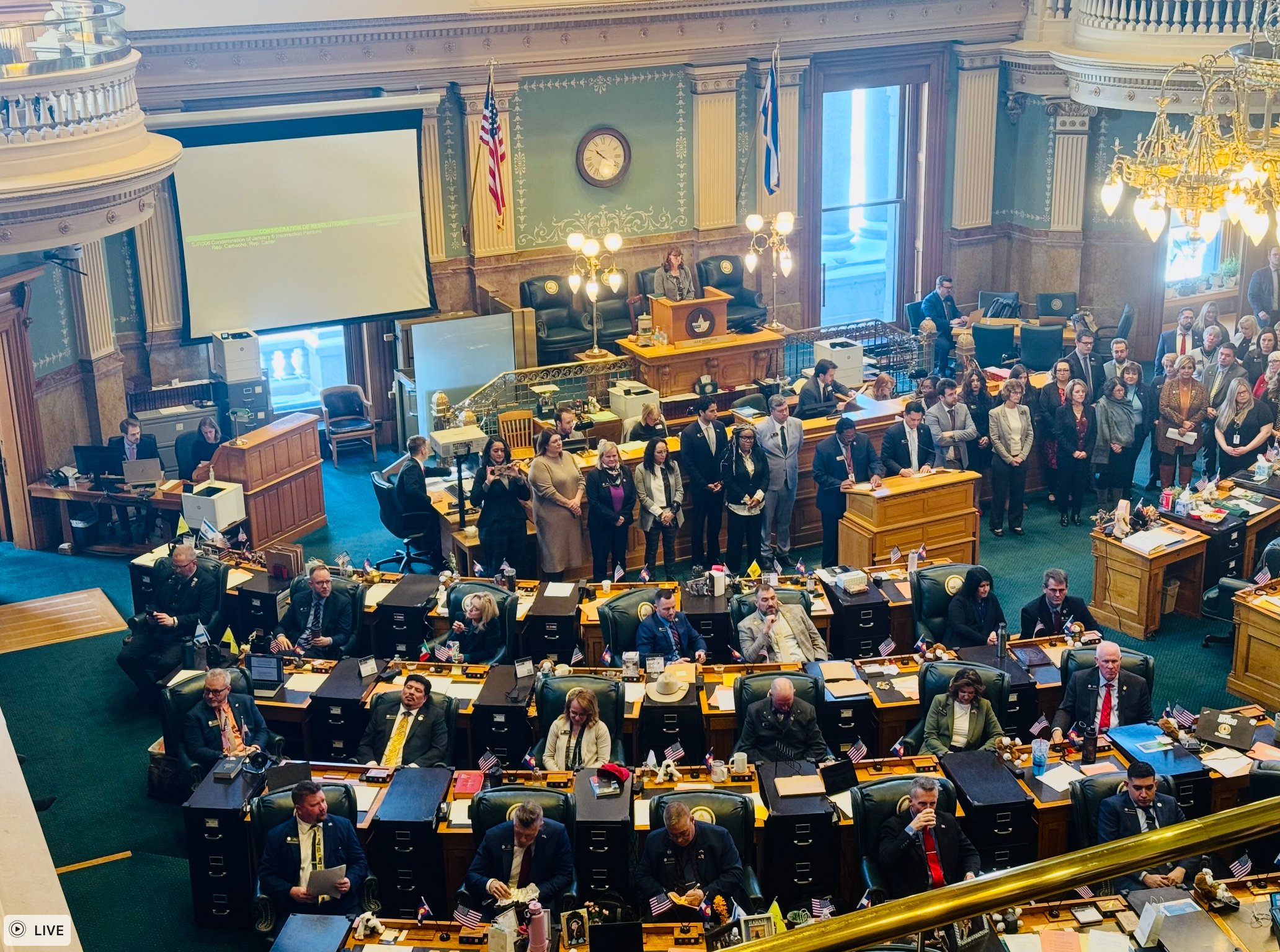 Colorado House GOP (Literally) Show Their Asses On January 6th Pardon Resolution