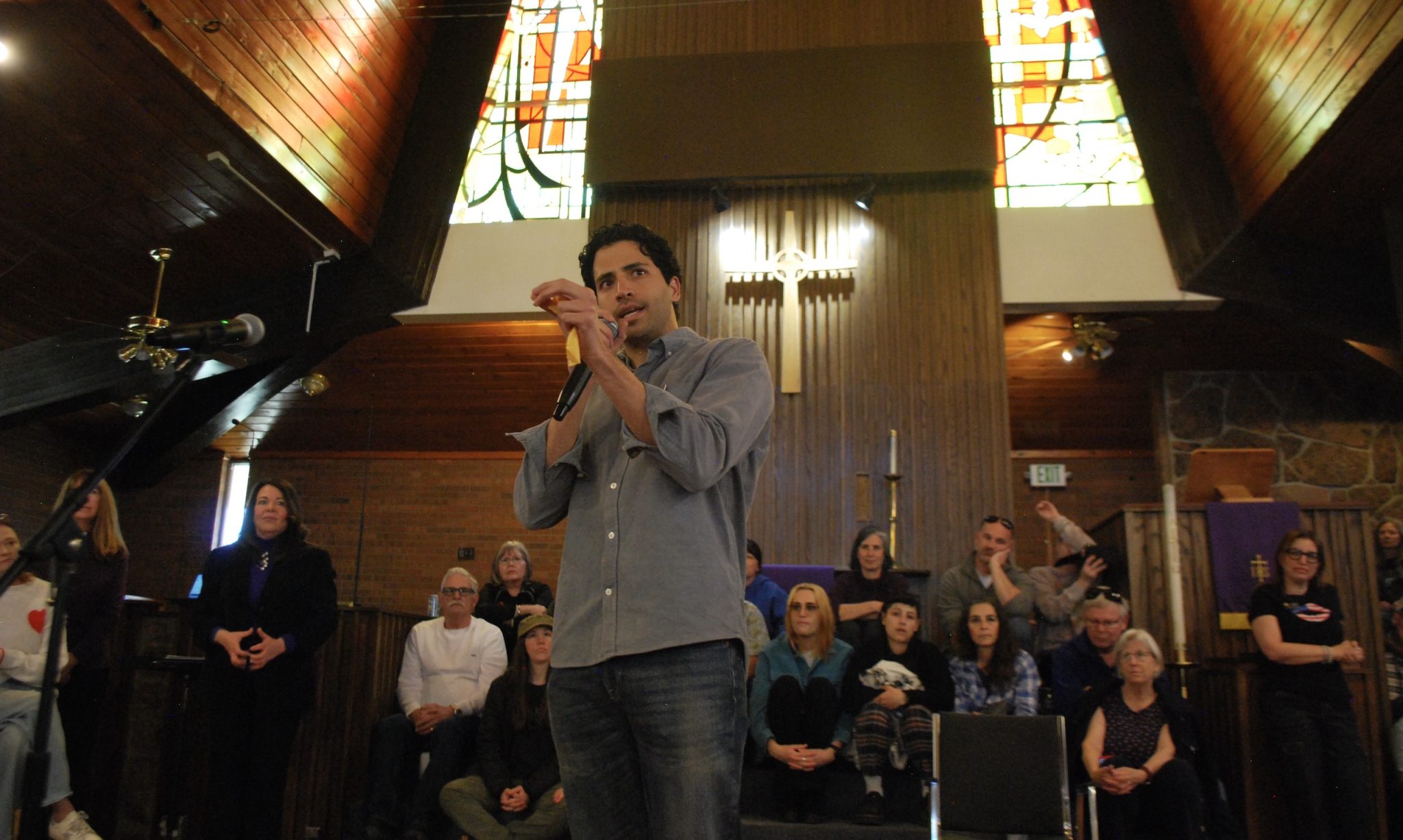 Congressman Evans’ Constituents Fill Northglenn Church for a ‘Where’s Gabe?’ Town Hall