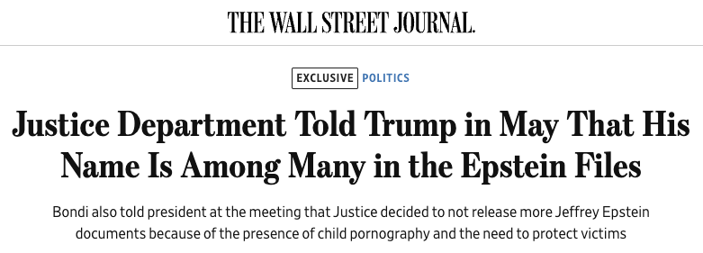 Of Course Donald Trump is in the Epstein Files