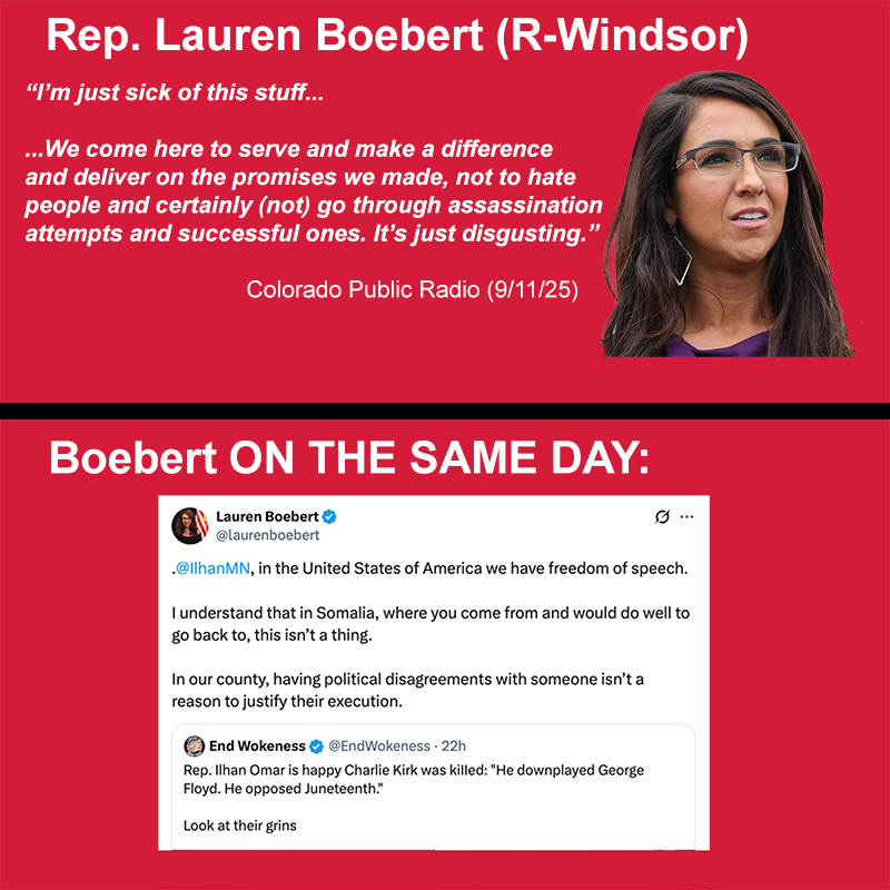 Lauren Boebert Hopes for End to Harmful Rhetoric…then Uses Harmful Rhetoric
