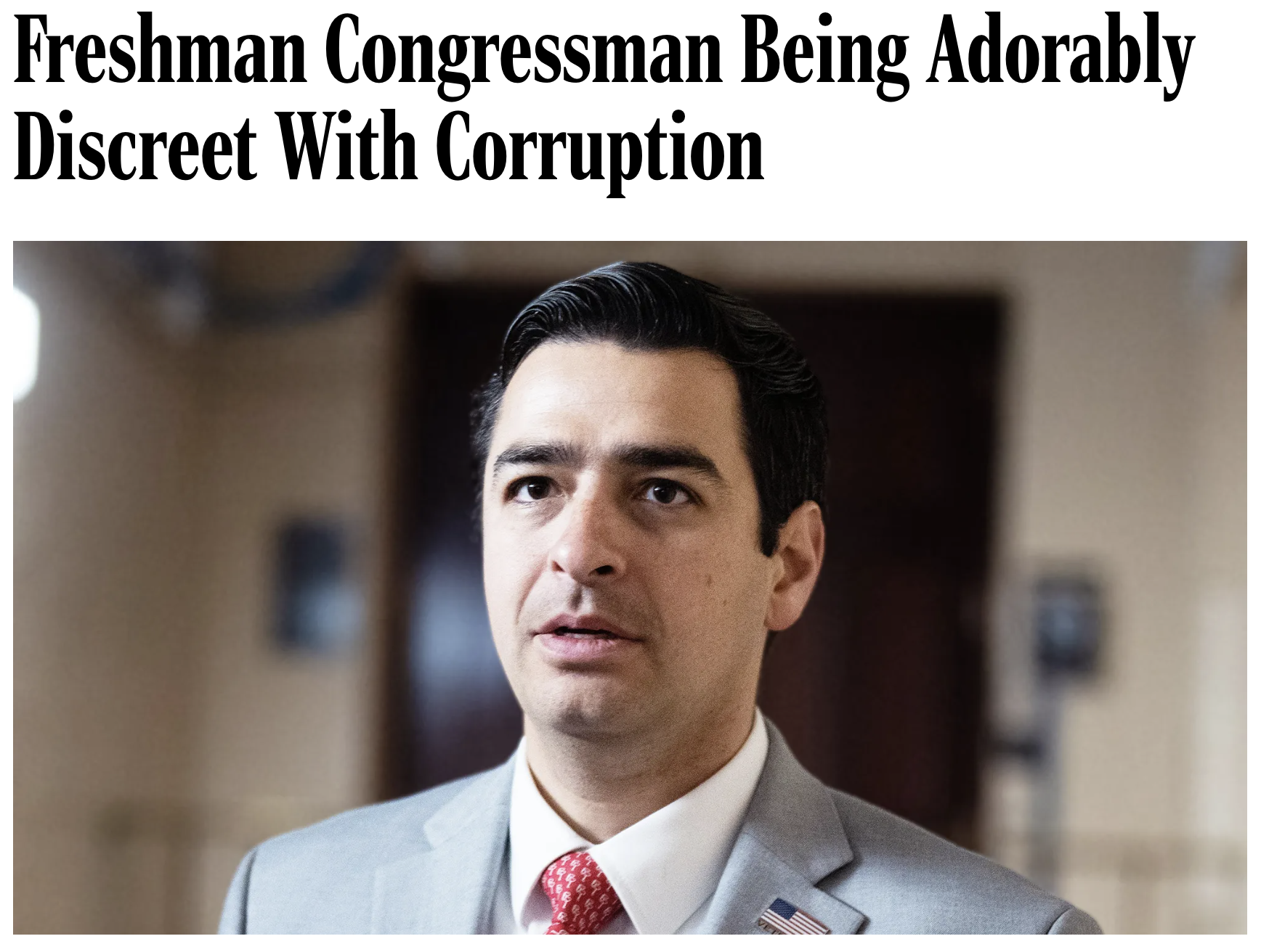 Gabe Evans Gets “The Onion” Treatment