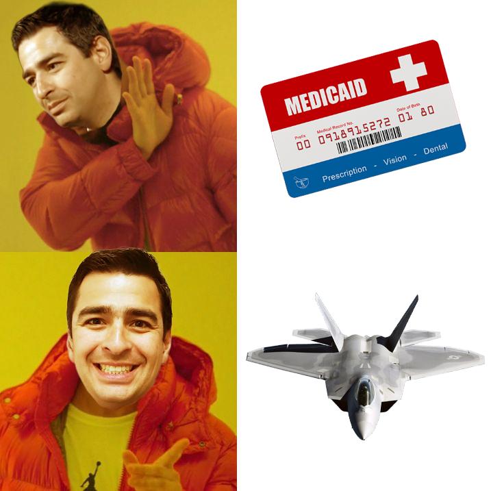 Gabe Evans: Forget Medicaid Cuts, Hooray For Military Boondoggles!