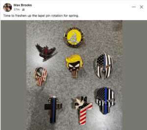 Lapel Pins Make The Republican Man, Rep. Max Brooks Edition