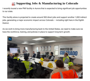 Gabe Evans Celebrates (Big Tobacco) Jobs