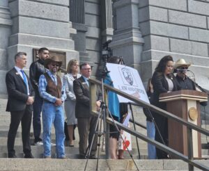 Kirkmeyer Walks Out During Assault Victim’s Speech as Primary Politics Cloud GOP Crime Event