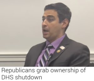 How Gabe Evans Fumbled The DHS Shutdown Hot Potato