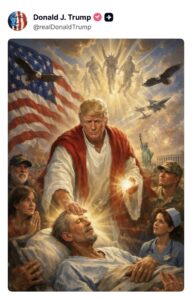 Trump Posts, Deletes Image Of Himself As Jesus