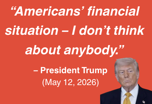 “Americans’ Financial Situation – I Don’t Think About Anybody”