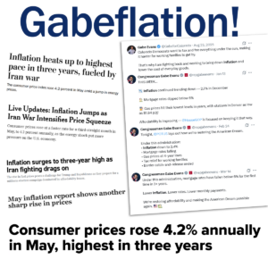 Raging "Gabeflation" Spells Doom For Vulnerable Republicans