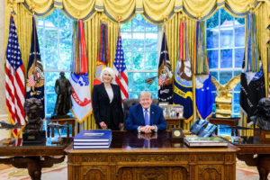 Tina Peters Predicts Trump Will Declare National Emergency Tonight